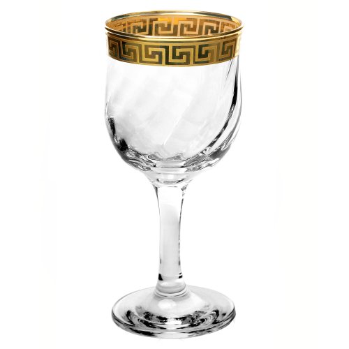 0615715420090 - LORREN HOME TRENDS FLORENCE COLLECTION WHITE WINE GOBLETS, SET OF 4