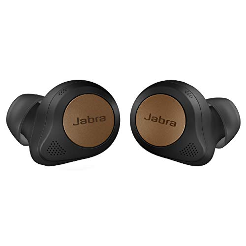 0615822013901 - JABRA ELITE 85T TRUE WIRELESS BLUETOOTH EARBUDS, COPPER BLACK – ADVANCED NOISE-CANCELLING EARBUDS WITH CHARGING CASE FOR CALLS & MUSIC – WIRELESS EARBUDS WITH SUPERIOR SOUND & PREMIUM COMFORT