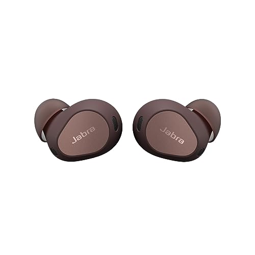 0615822018203 - JABRA ELITE 10 TRUE WIRELESS EARBUDS – ADVANCED ACTIVE NOISE CANCELLING EARBUDS WITH NEXT-LEVEL DOLBY ATMOS SURROUND SOUND –ALL-DAY COMFORT, MULTIPOINT BLUETOOTH, WIRELESS CHARGING – COCOA