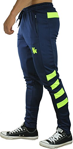 YOUNGLA MENS SOCCER TRAINING PANTS TAPERED FIT 5 COLORS MEDIUM