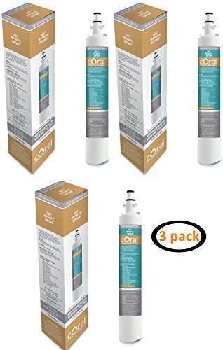 0615872201730 - 3 PACK GE RPWF REFRIGERATOR WATER FILTER COMPATIBLE CORAL WATER FILTER