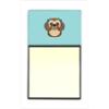 0615872909544 - CAROLINES TREASURES BB1187SN CHECKERBOARD BLUE CHOCOLATE BROWN SHIH TZU REFIILLABLE STICKY NOTE HOLDER OR POSTIT NOTE