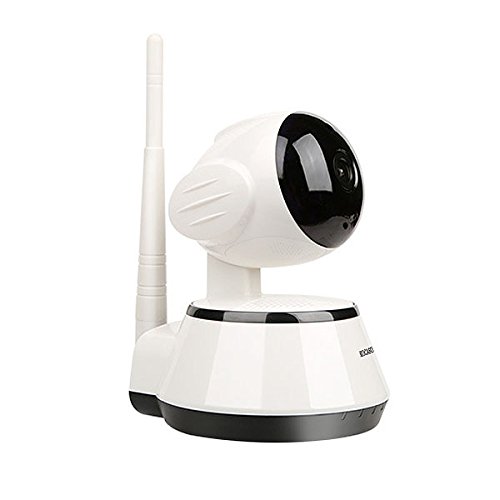 0616043290379 - KOCASO WIRELESS HD BABY MONITOR HOME IP SURVEILLANCE WIFI OR WIRED SECURITY CAMERA WITH ROTATING HEAD & INFRARED LIGHT MODE WALL MOUNTABLE (WHITE)