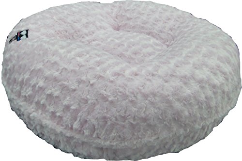 0616043407968 - BESSIE AND BARNIE 36-INCH BAGEL BED FOR PETS, MEDIUM, COTTON CANDY