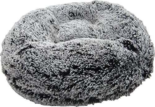 0616043408026 - BESSIE AND BARNIE 30-INCH BAGEL BED FOR PETS, SMALL, FROSTED WILLOW