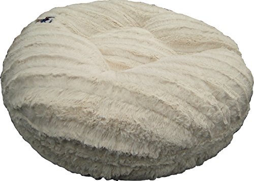 0616043408361 - BESSIE AND BARNIE 24-INCH BAGEL BED FOR PETS, X-SMALL, NATURAL BEAUTY