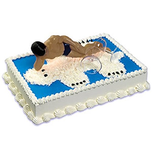 0616043691428 - OASIS SUPPLY COMPANY CAKE DECORATING KIT, MACHO MAN AFRICAN AMERICAN BIRTHDAY