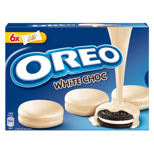 0616175961185 - WHITE CHOCOLATE FUDGE COVERED OREO COOKIES - 1 BOX -