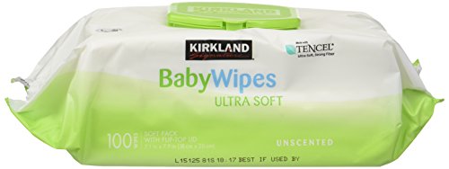 0616453174801 - BABY WIPES (3PACKS OF 100 IN EACH PACKAGE) UNSCENTED ULTRA SOFT BY KIRKLAND WITH FLIP TOP LID