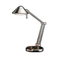 0616453216198 - TENSOR® HALOGEN DESK LAMP, BRUSHED STEEL