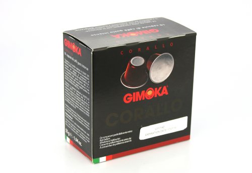 0616453977235 - 30 NESPRESSO COMPATIBLE PODS - GIMOKA CORALLO ITALIAN INTENSE COFFEE, 30 PODS (3 BOXES, 10 PODS/BOX)