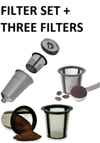 0616469445162 - REUSABLE K CUP FILTER MY K CUP FILTER HOUSING + 3 EXTRA FILTERS!