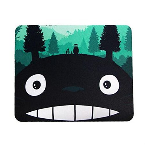 6165144834325 - HIGH QUALITY CUTE CARTOON BAYMAX TOTORO CHI'S CAT PRINT PERSONALIZED COMPUTER DECORATION MOUSE PAD NONSKID BASE COMFORT OPTICAL CUSTOMIZED MODERN MOUSE PAD MAT (TOTOTO GREEN)
