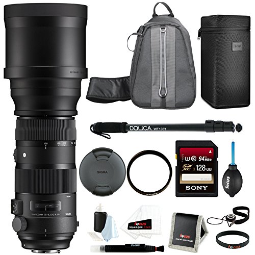 0616639721942 - SIGMA 150-600MM F/5-6.3 DG OS HSM SPORTS LENS FOR CANON EF WITH 32GB KIT
