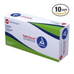 0616784260136 - SAFETOUCH LIGHTLY POWDERED VINYL EXAM GLOVES NON-STERILE SMALL 1000 CASE