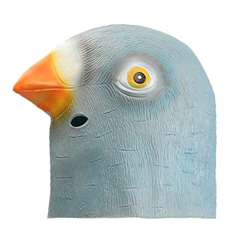 6168673376946 - NEW PIGEON HEAD MASK CREEPY ANIMAL HALLOWEEN COSTUME THEATER PROP LATEX PARTY TOY BY KTOY