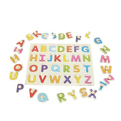 6168673378360 - NEW ALPHABET ABC WOODEN JIGSAW PUZZLE TOY CHILDREN KIDS LEARNING EDUCATIONAL GIFT BY KTOY