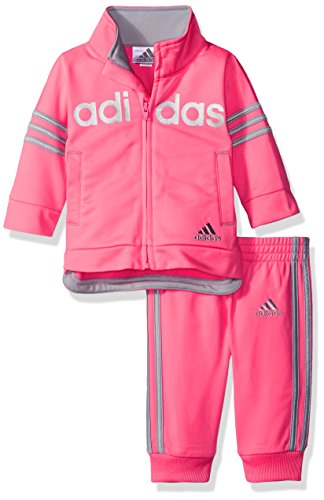 0616868388312 - ADIDAS BABY' FASHION TRICOT JACKET AND PANT SET, ULTRA POP ADIDAS, 24 MONTHS