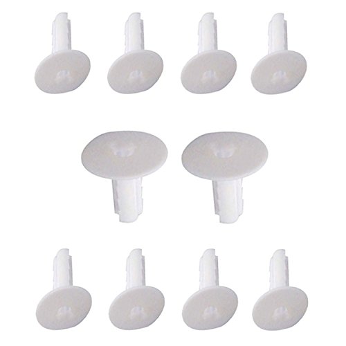 0616913377704 - C&E CNE77704 RG6 FEED THROUGH BUSHING WITH GROUND AND MESSANGER KNOCK OUTS, CLEAR, 10-PACK