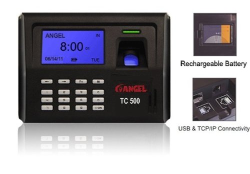 0616983345283 - FINGERPRINT BIOMETRIC EMPLOYEE ATTENDANCE TIME CLOCK WITH RECHARGEABLE BATTERY & MANAGEMENT SOFTWARE POWERED BY TEXAS INSTRUMENTS