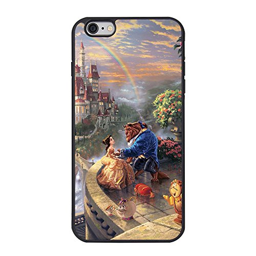 6169865193891 - BEAUTY AND THE BEAST IPHONE 6 PLUS CASE,BEAUTY AND THE BEAST CELL PHONE CASE FOR IPHONE 6 PLUS/6S PLUS 5.5 TPU CASE