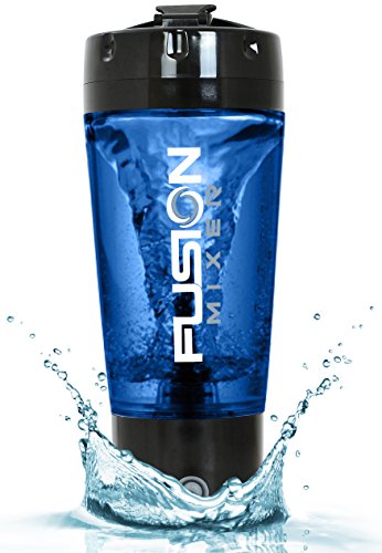 0617135510429 - PROTEIN SHAKER - ELECTRIC PROTEIN SHAKER BOTTLE FROM FUSION MIXER! THIS BATTERY POWERED PROTEIN SHAKER BOTTLE EFFORTLESSLY MIXES YOUR POWDERED SUPPLEMENTS USING CYCLONE TECHNOLOGY TO GIVE YOU THE SMOOTHEST SHAKE YOU HAVE EVER TASTED!