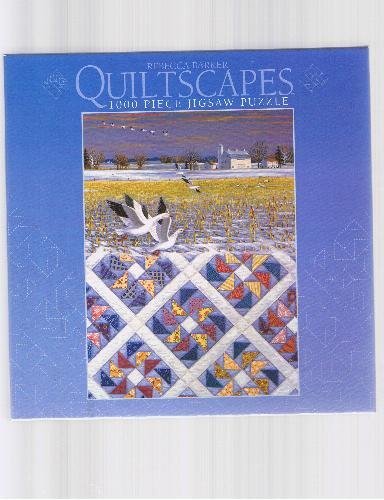 0617215808903 - REBECCA BARKER QUILTSCAPES THE FLYING GEESE QUILTSCAPE 1000 PIECE JIGSAW PUZZLE