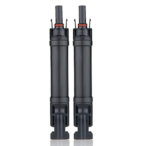 0617237120588 - 2 PACKS 30A MC4 IN-LINE FUSE CONNECTOR SOLAR PANEL CABLE CONNECTORS, UV-APPROVED CONNECTOR HEAD