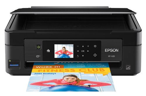 0617297073749 - EPSON EXPRESSION HOME XP-420 WIRELESS COLOR PHOTO PRINTER WITH SCANNER & COPIER