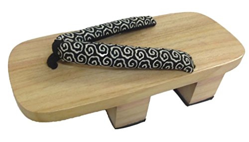 0617353499360 - GETA JAPANESE STYLE RAISED WOODEN SHOES