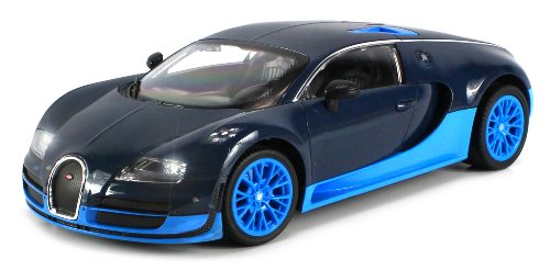 0617390306836 - LICENSED BUGATTI VEYRON 16.4 SUPER SPORT ELECTRIC RC CAR 1:16 SCALE RTR W/ BRIGHT LED LIGHTS, WORKING SUSPENSION, OFFICIAL TRADEMARKS (COLORS MAY VARY)