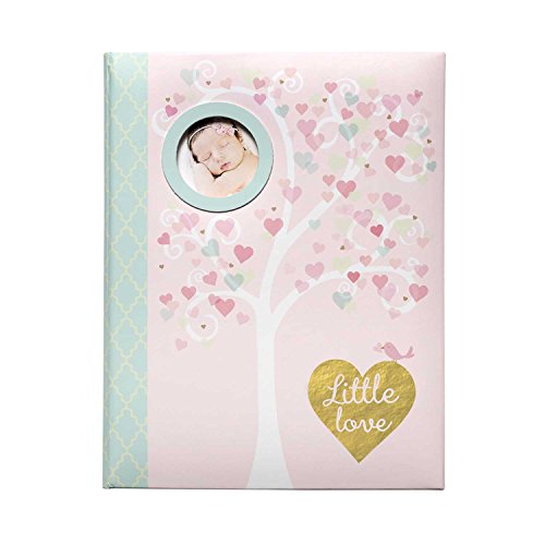 0617390447508 - C.R. GIBSON BABY GIRL FIRST 5 YEARS MEMORY BOOK - LITTLE LOVE