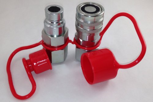 0617390701020 - TL23 FLAT FACE HYDRAULIC QUICK CONNECT COUPLERS 1/2 NPT FOR BOBCAT SKID STEER LOADERS