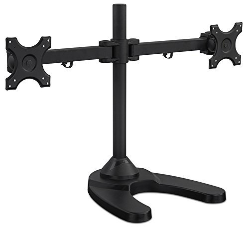 0617401052929 - MOUNT-IT! MI-781 DUAL MONITOR STAND FOR LCD LED COMPUTER DISPLAYS FULL MOTION MOUNT FOR 20, 22, 24 INCH SCREEN