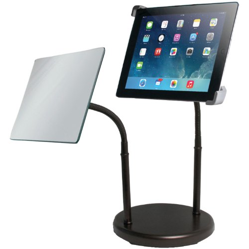 0617407403367 - CTA DIGITAL UNIVERSAL GOOSENECK TABLETOP STAND WITH MIRROR FOR IPAD AND TABLETS (PAD-GTSM)