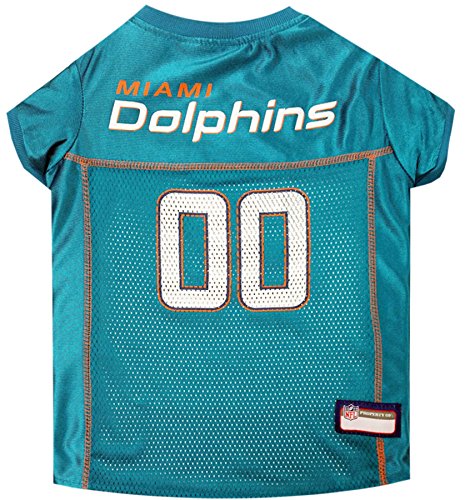 0617407530377 - NFL PET JERSEY. - FOOTBALL LICENSED DOG JERSEY. - 32 NFL TEAMS AVAILABLE. - COMES IN 6 SIZES. - FOOTBALL PET JERSEY. - SPORTS MESH JERSEY. - DOG JERSEY OUTFIT. - NFL DOG JERSEY