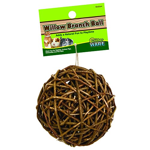 0617407630831 - WARE MANUFACTURING WILLOW BRANCH BALL FOR SMALL ANIMALS - 4-INCH