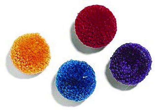 0617407680355 - ETHICAL WOOL POM POMS WITH CATNIP CAT TOY, 4-PACK
