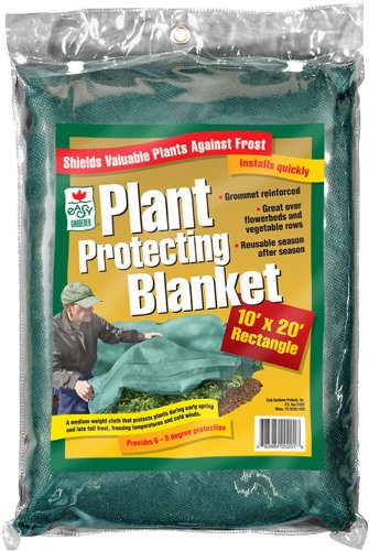 0617407742428 - EASY GARDENER PLANT PROTECTING BLANKET, GREEN, 10-FEET BY 20-FEET
