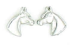 0617529896870 - FINISHING TOUCH ARABIAN HORSE HEAD EARRINGS
