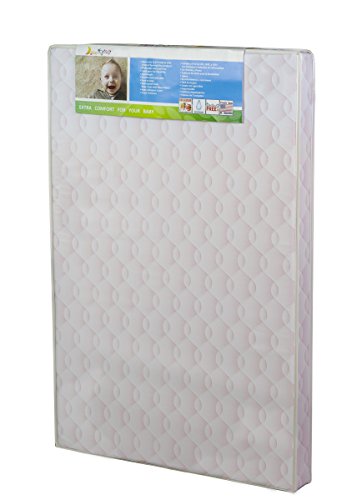 0617629819489 - DREAM ON ME BABY SUITE SELECTION 100 FOAM MATTRESS WITH SQUARE CORNER, WAVE PINK, 3