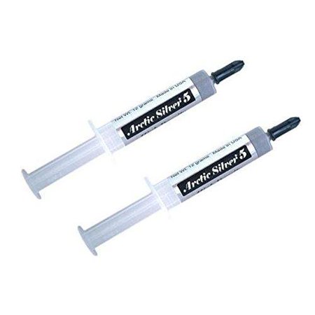 0617689108028 - ARCTIC SILVER 5 THERMAL COMPOUND LARGE SIZE-12.0 GRAM TUBE 2 PACK