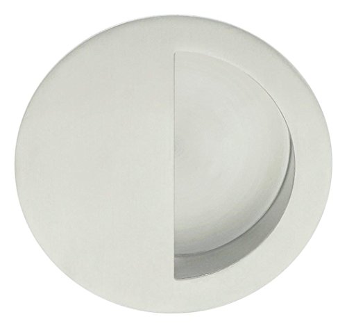 0617689423251 - INOX FHIX02-32D ROUND POCKET OR CUP PULL WITH SEMI-CIRCULAR OPENING, SATIN NICKEL