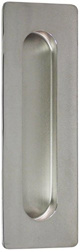 0617689423268 - INOX FHIX03-32 CONCEALED FIXING RECTANGLE POCKET/CUP PULL WITH OVAL OPENING, POLISHED STAINLESS STEEL