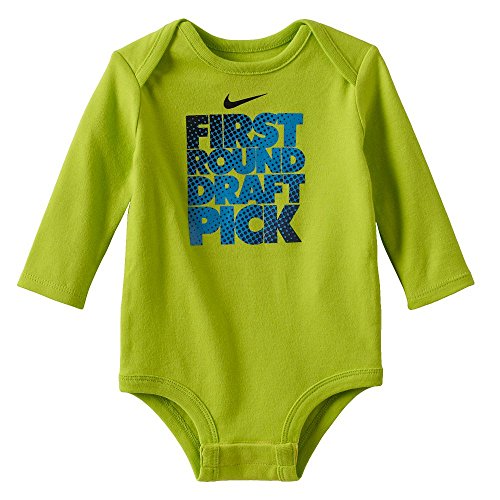 0617847496875 - BABY BOY NIKE FIRST ROUND DRAFT PICK BODYSUIT (CYBER, 0-3 MONTHS)