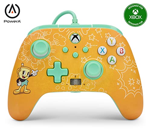 0617885024238 - POWERA ENHANCED WIRED CONTROLLER FOR XBOX SERIES X|S - CUPHEAD: MS. CHALICE