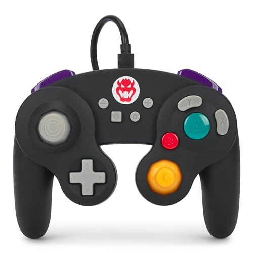 0617885086915 - POWERA GAMECUBE STYLE WIRED CONTROLLER FOR NINTENDO SWITCH - BOWSER