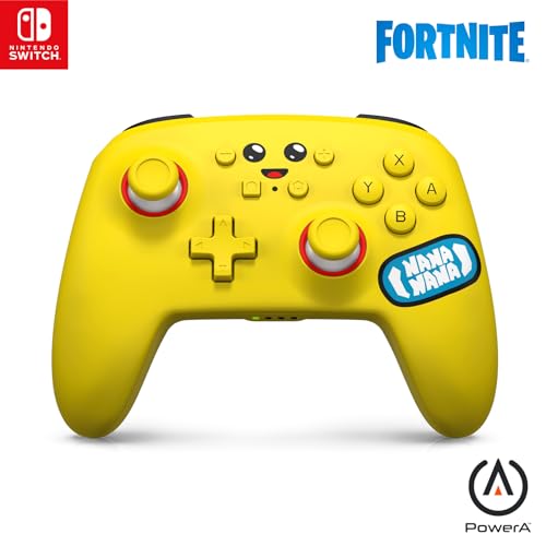 0617885087615 - POWERA ENHANCED WIRELESS CONTROLLER FOR NINTENDO SWITCH – FORTNITE PEELY, NINTENDO SWITCH - OLED MODEL, NINTENDO SWITCH LITE, GAMEPAD, GAME CONTROLLER, BLUETOOTH CONTROLLER, OFFICIALLY LICENSED, BONUS VIRTUAL ITEM INCLUDED.