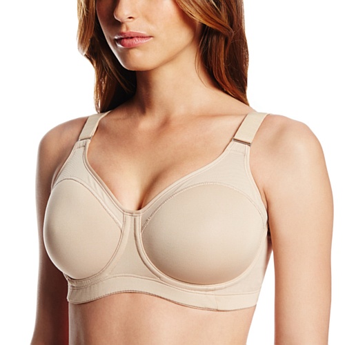 0617914671013 - PLAYTEX WOMEN'S PLAY OUTGOER UNDERWIRE LIGHTLY LINED SPORTSBRA, NUDE, LARGE