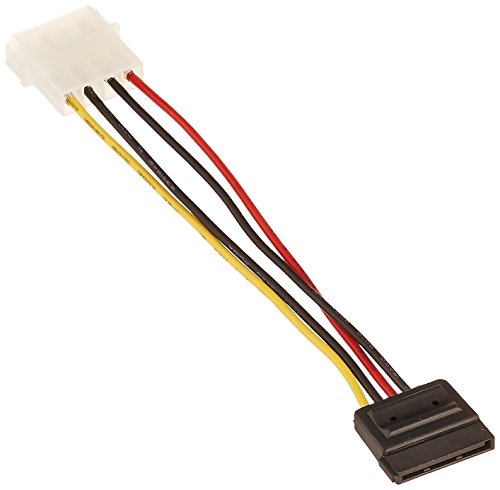 6182185675618 - STARTECH 6IN 4 PIN MOLEX TO SATA POWER CABLE ADAPTER (SATAPOWADAP)